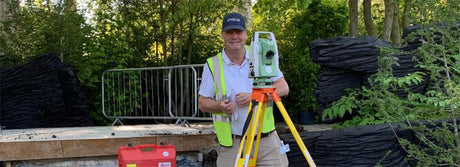 One Point Survey's Equipment Used at Chelsea Flower Show