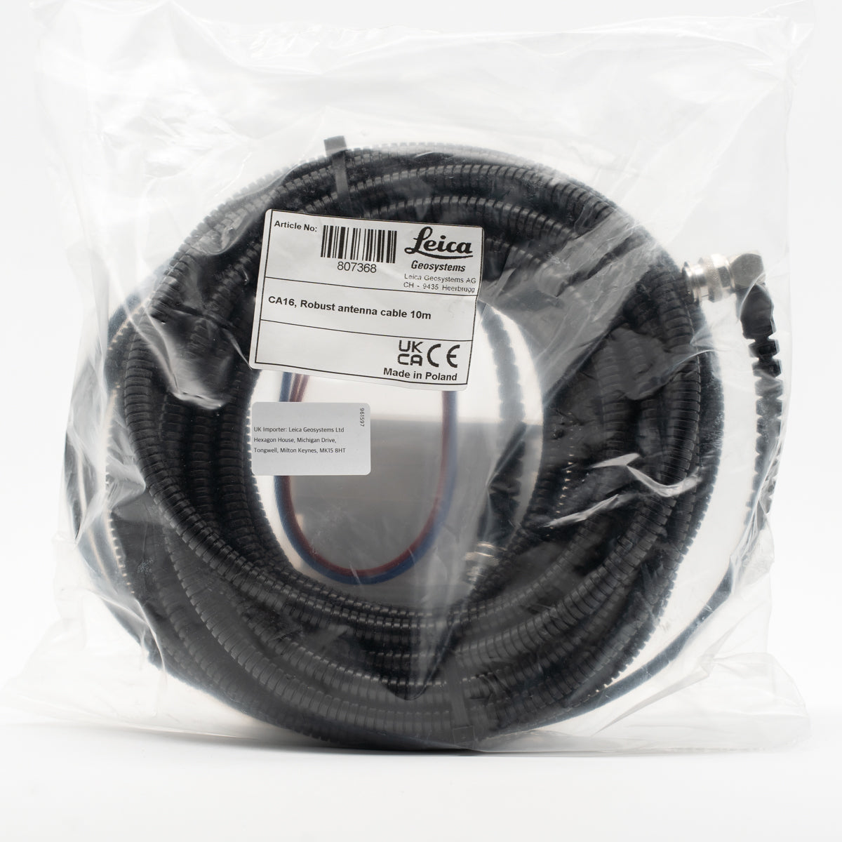 Leica CA16 Robust Antenna Cable - 10m