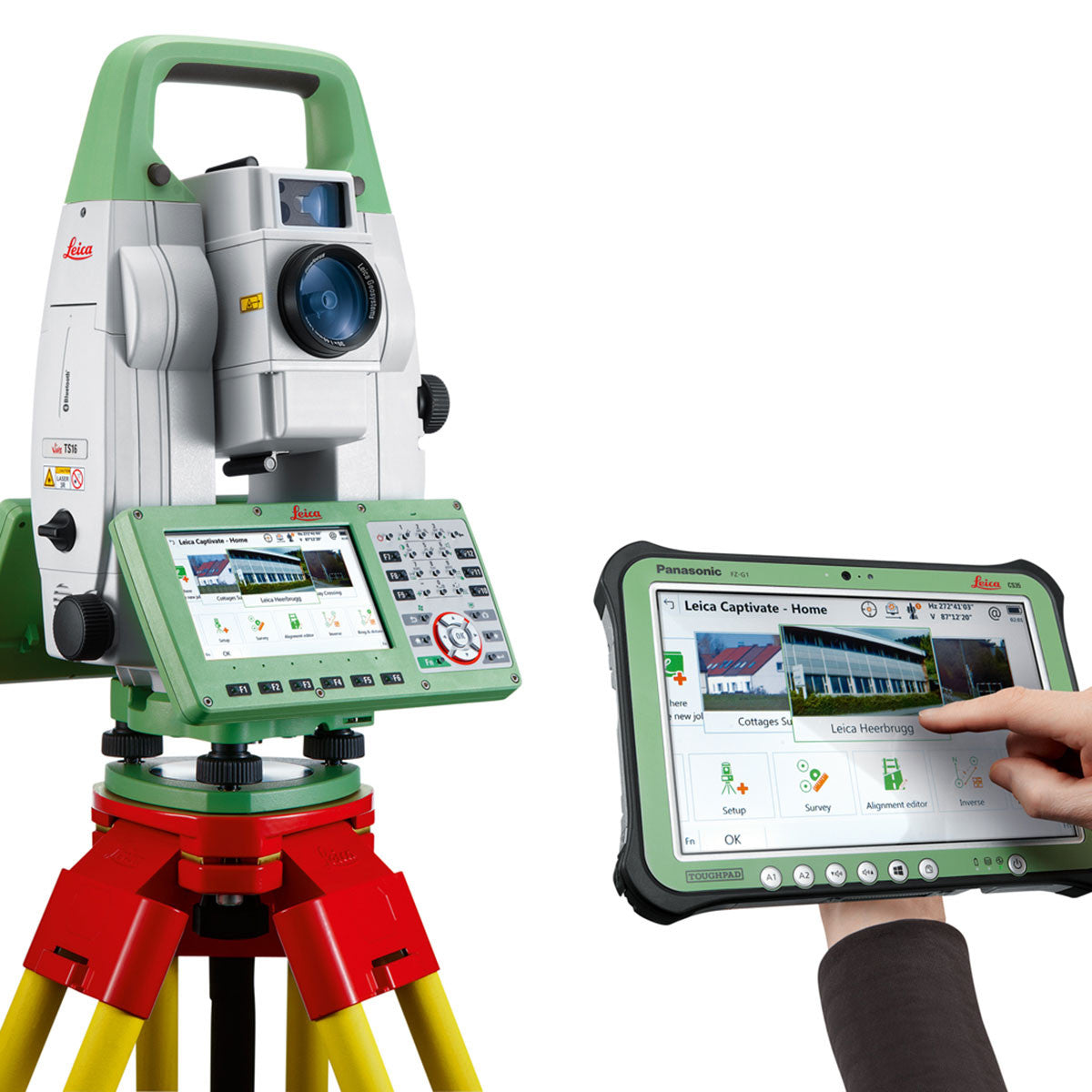 Leica Viva TS16 Total Station with Leica CS35